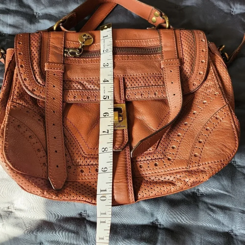 EUC Elegant Tan Sam Edleman Leather Shoulder Bag